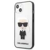 Karl Lagerfeld Iconik Karl Case for iPhone 13 mini - Transparent