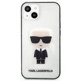 Karl Lagerfeld Iconik Karl Case for iPhone 13 mini - Transparent