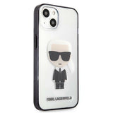 Karl Lagerfeld Iconik Karl Case for iPhone 13 mini - Transparent