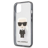 Karl Lagerfeld Iconik Karl Case for iPhone 13 mini - Transparent