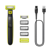 Philips Norelco OneBlade QP2824/10 barbermaskine til ham Folie shaver Trimmer Grå, Lime