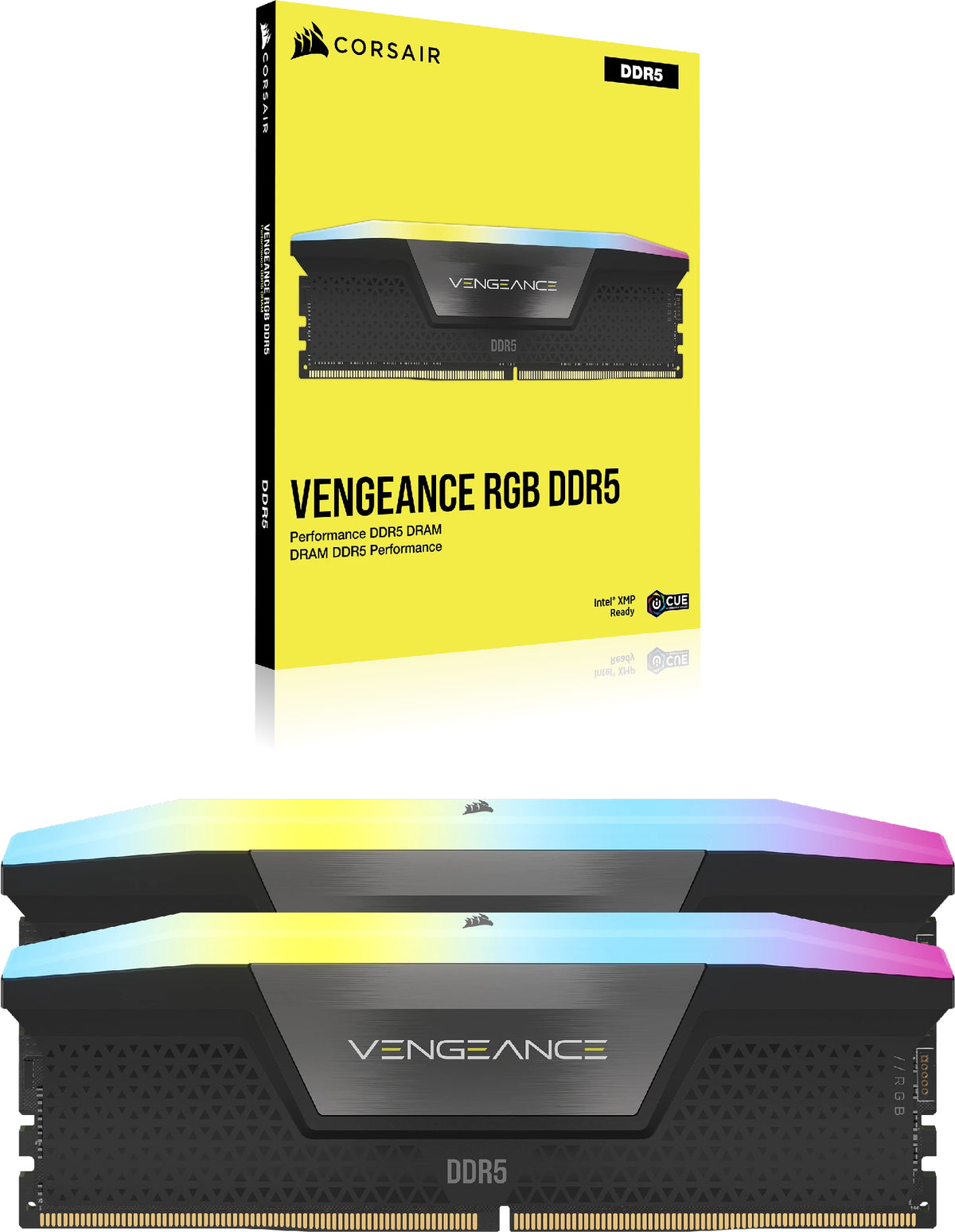 CORSAIR Vengeance DDR5 SDRAM 16GB kit 2600MHz CL40 On-die ECC DIMM 288-PIN