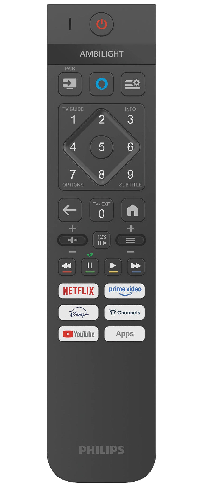 Philips 139,7 cm (55") 4K Ultra HD Smart TV Wi-Fi Sort