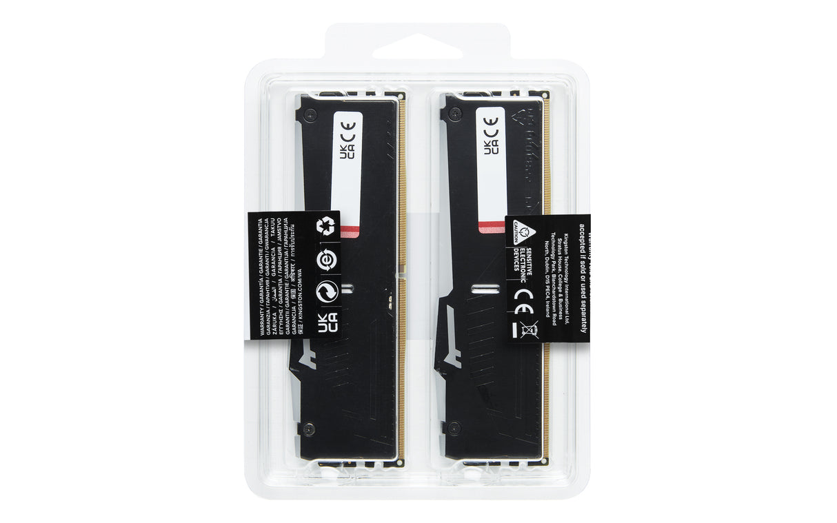 Kingston Technology FURY Beast 32 GB 6000 MT/s DDR5 CL30 DIMM (sæt med 2) RGB EXPO
