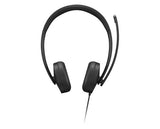Lenovo 4XD1P83425 hovedtelefoner/headset Ledningsført Opkald/musik USB Type-A Sort