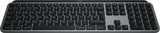 Logitech Master MX Keys S for Mac tastatur Kontor RF trådløs + Bluetooth QWERTY US International Aluminium, Sort