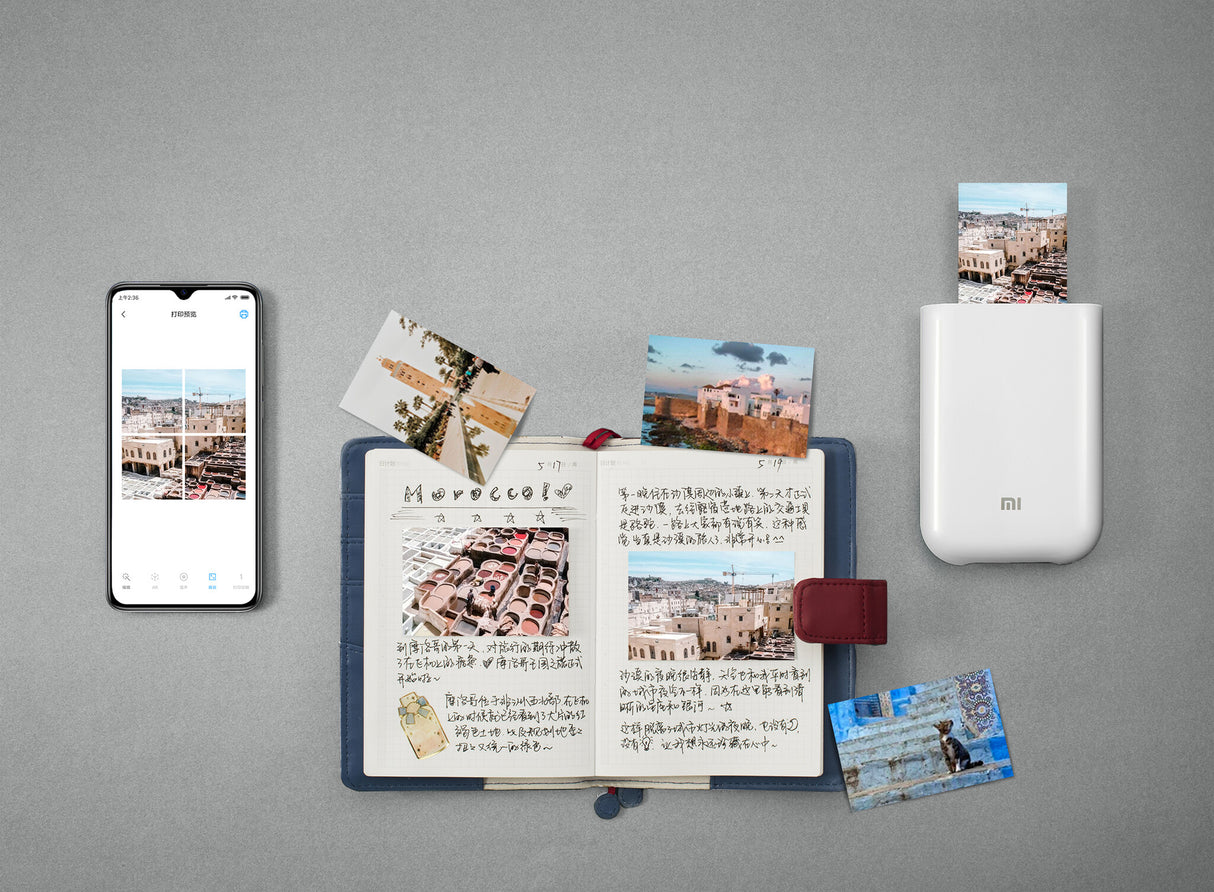 Xiaomi TEJ4019GL fotopapir Hvid Mat