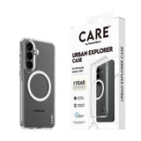 CARE by PanzerGlass Urban Explorer Case Transparent w. White Qi Samsung Galaxy S26+