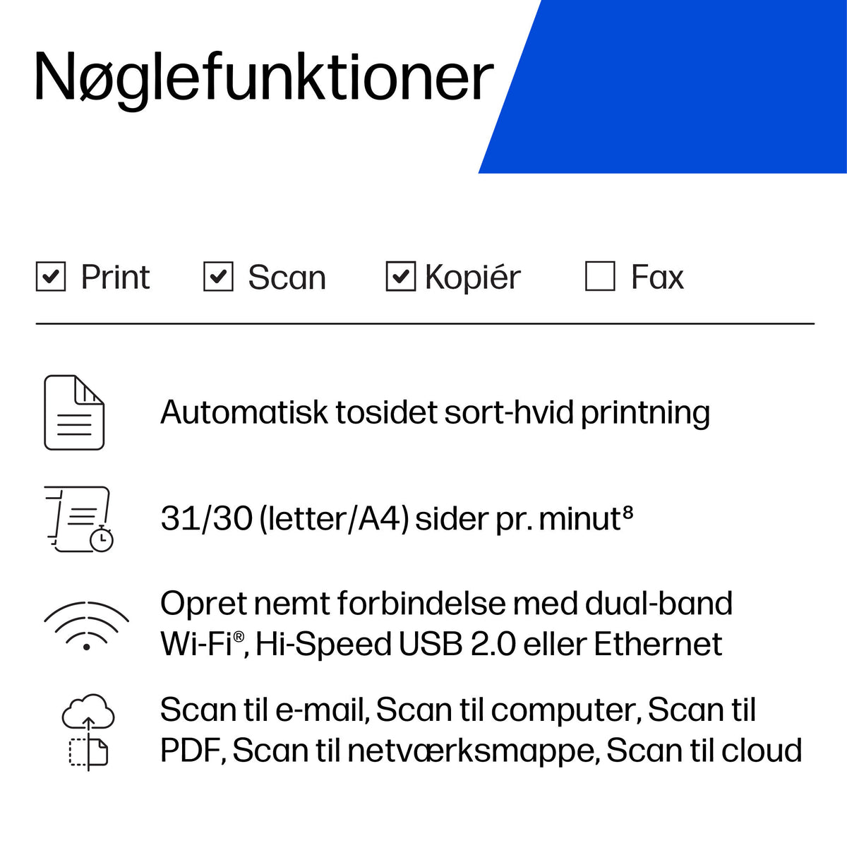 HP LaserJet M248sdw Multifunction Black and white Printer