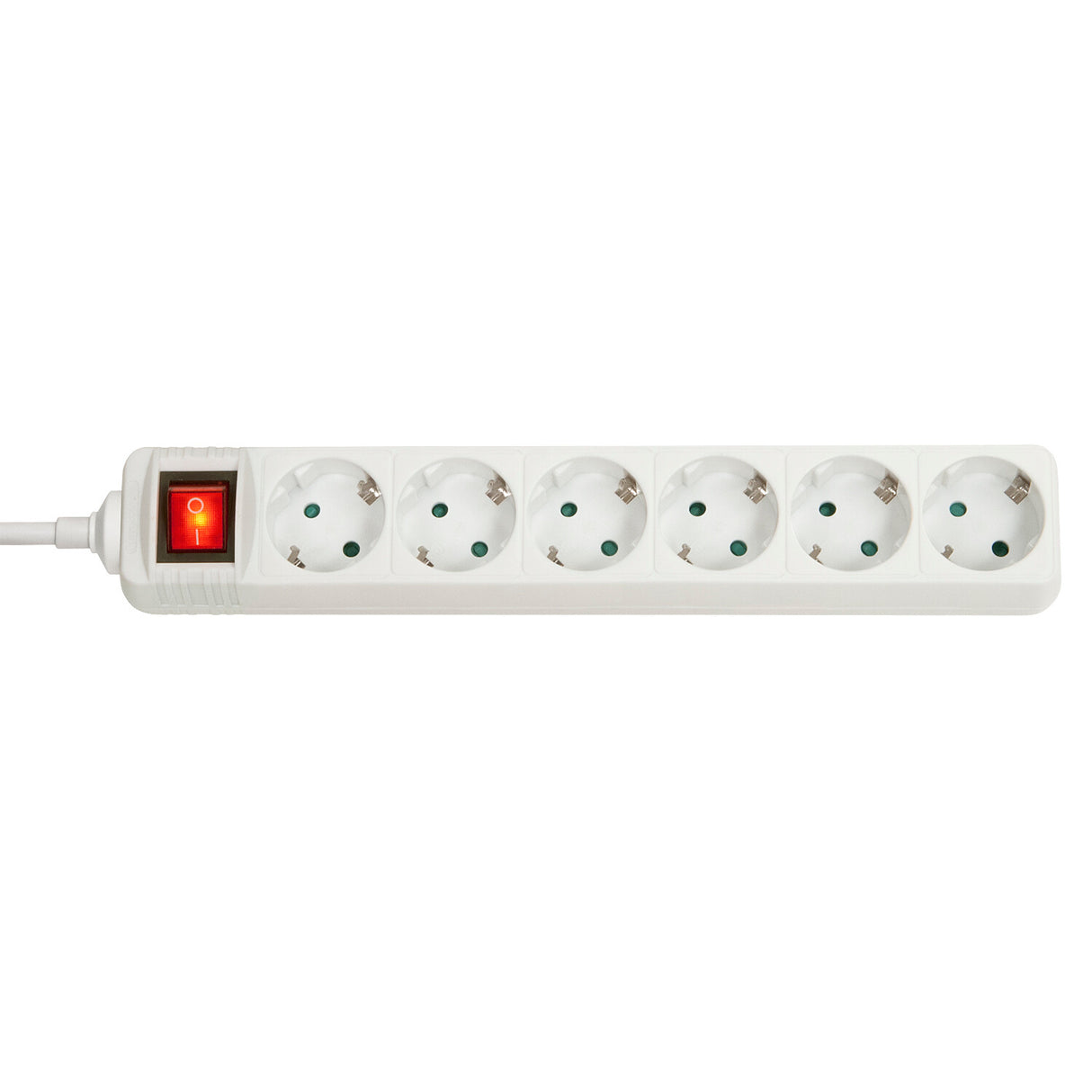 Lindy 73103 stikdåse 6 AC stikkontakt(er) Indendørs Hvid