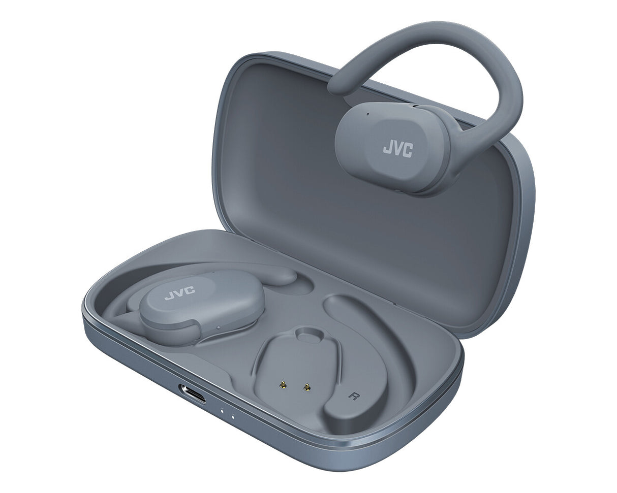 JVC HA-NP40T Headset True Wireless Stereo (TWS) Ørekrog, I ørerne Opkald/musik Bluetooth Grå