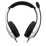 PDP LVL40 Headset Ledningsført Spil Hvid