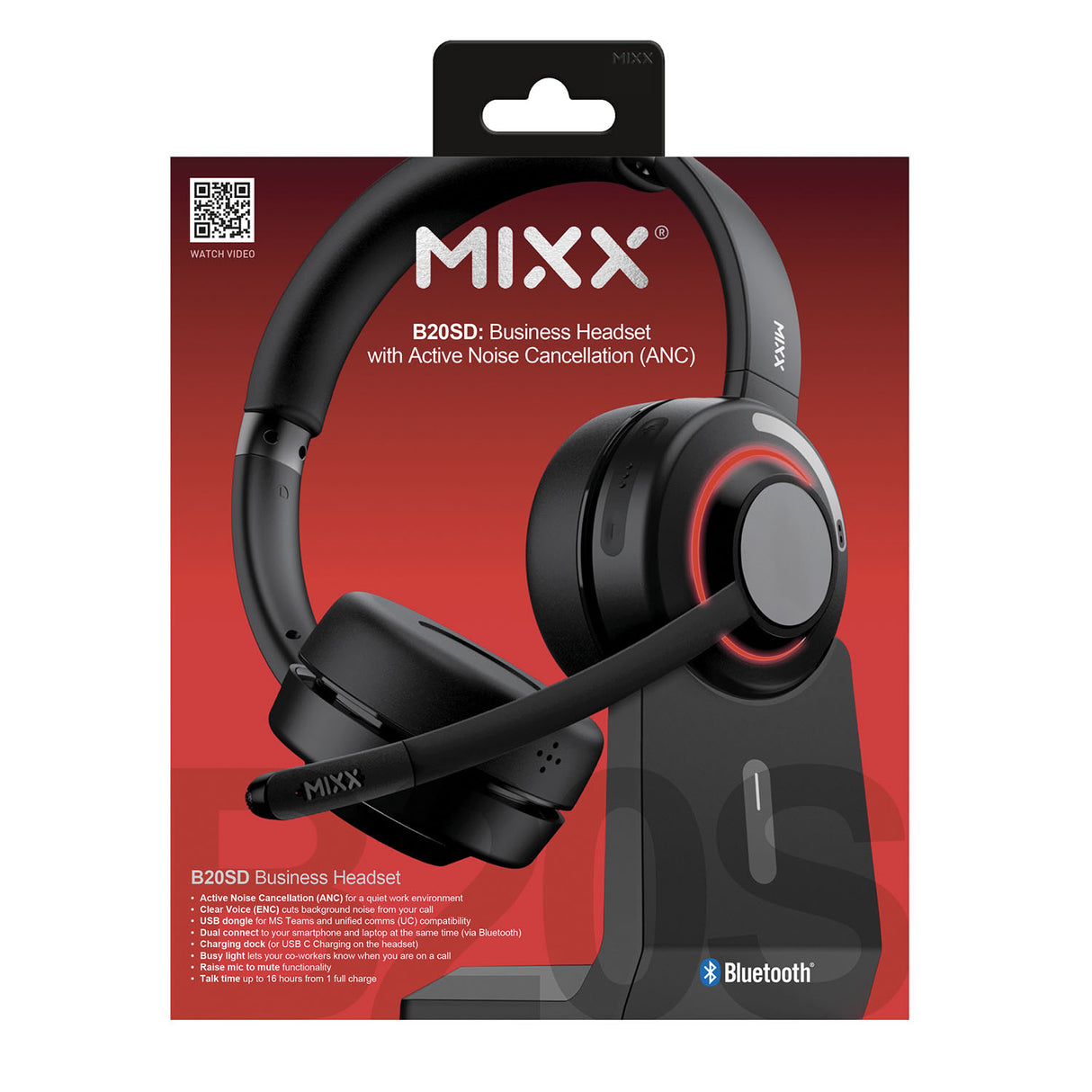 Headset Stereo B20s Trådløs Dongle UC Teams