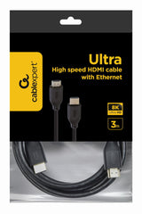 Gembird CC-HDMI8K-3M HDMI-kabel HDMI Type A (Standard) Sort