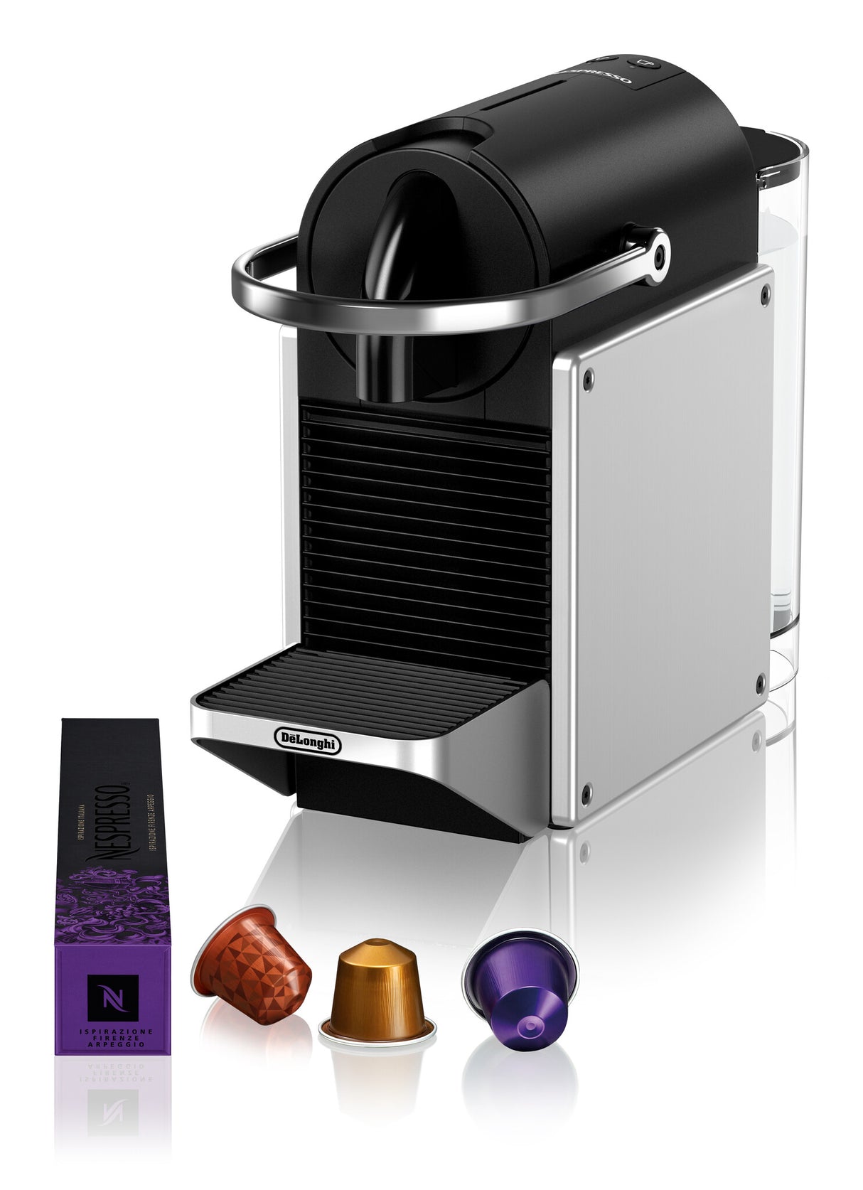 De’Longhi Pixie EN127.S Fuld-auto Kapsel kaffemaskine 1 L