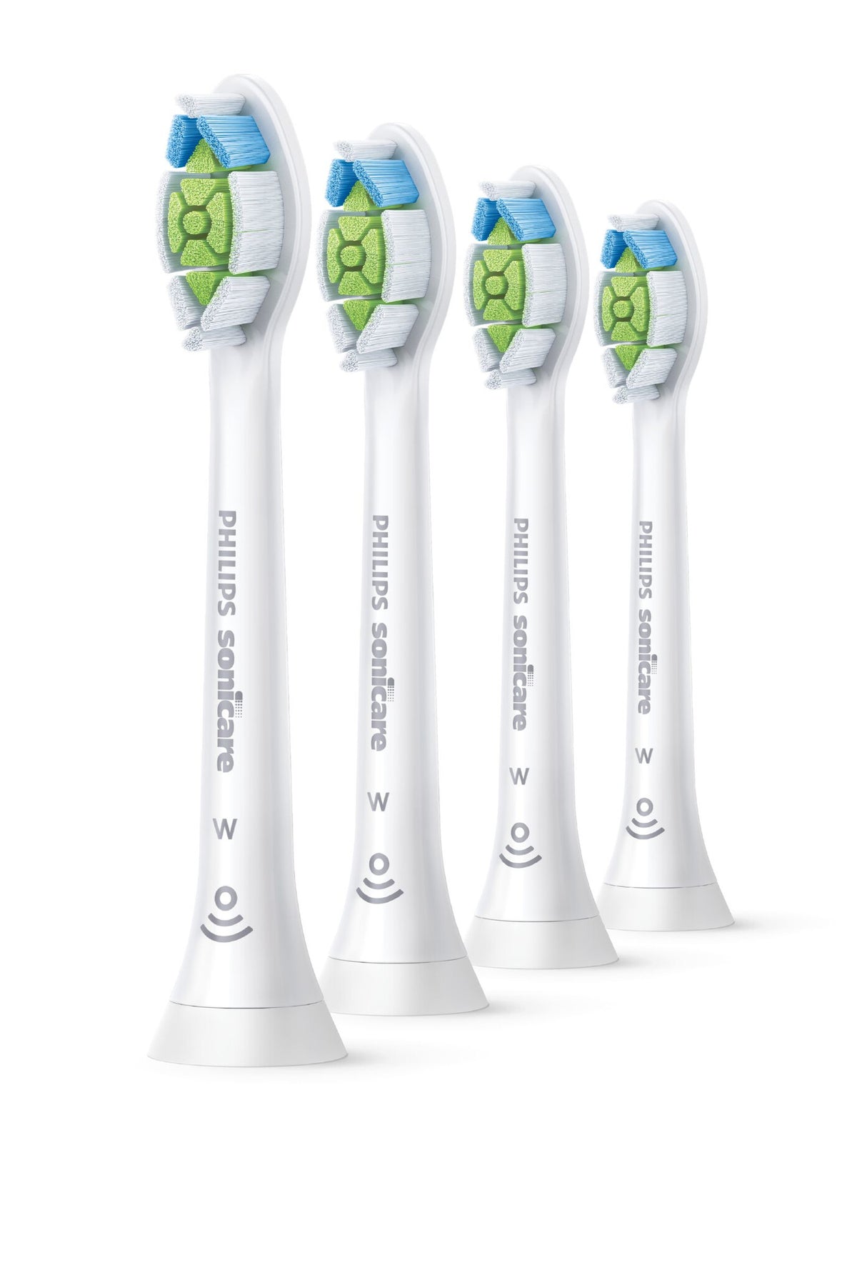 Philips Sonicare W2 Optimal White HX6064/10 4x Soniske tandbørstehoveder - Hvid