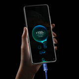 Baseus Crystal Shine Series kabel USB-kabel til hurtig opladning og dataoverførsel USB Type A - USB Type C 100W 1,2m blå (CAJY000403)