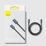 Baseus CAJY000601 USB-C - USB-C PD cable 100W 5A 480Mb/s 1.2m - black