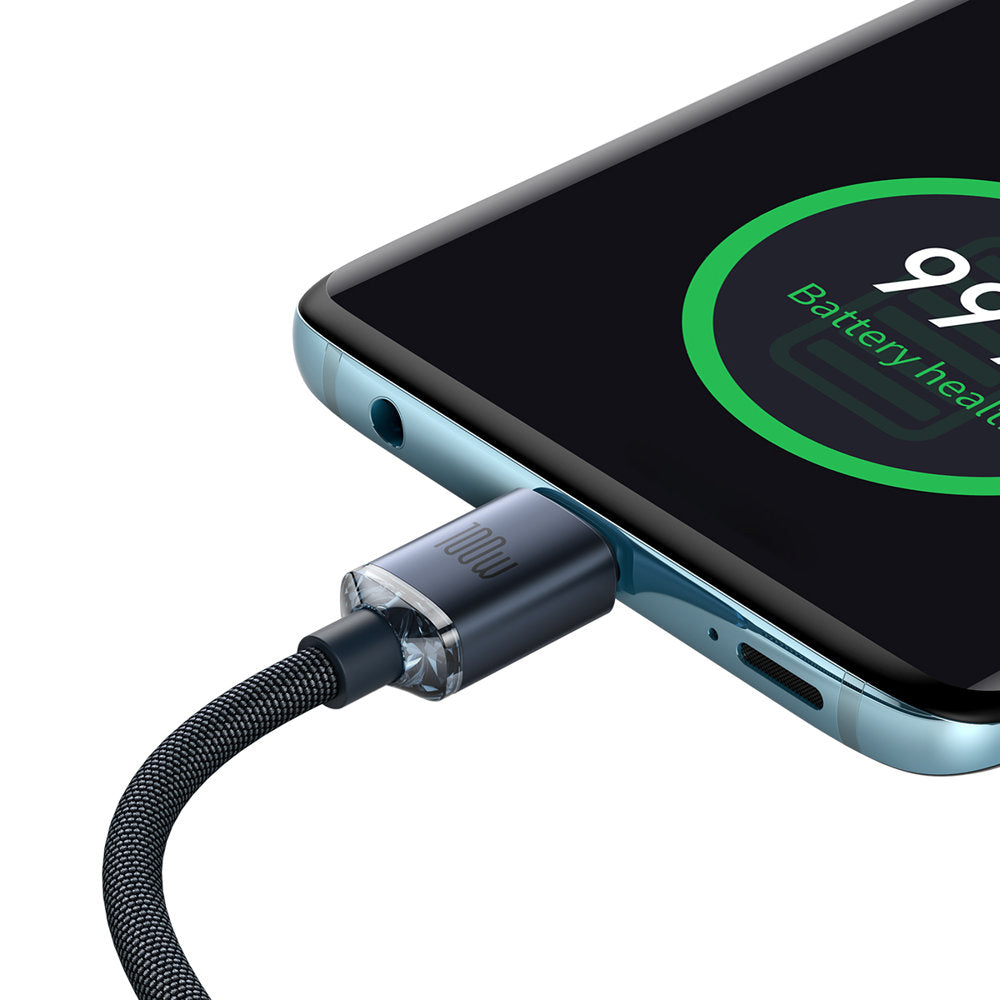 Baseus CAJY000601 USB-C - USB-C PD cable 100W 5A 480Mb/s 1.2m - black