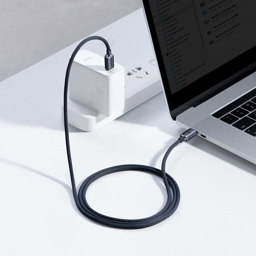 Baseus CAJY000601 USB-C - USB-C PD cable 100W 5A 480Mb/s 1.2m - black