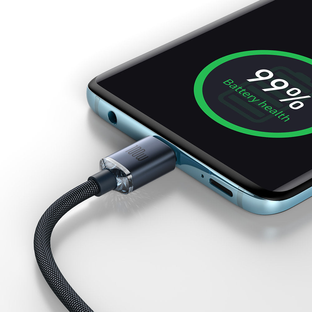 Baseus CAJY000601 USB-C - USB-C PD cable 100W 5A 480Mb/s 1.2m - black