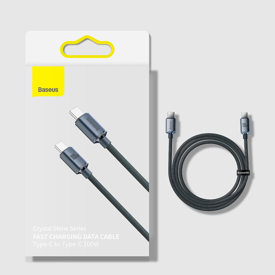 Baseus CAJY000605 USB-C - USB-C PD Cable 100W 5A 480Mb/s 1.2m - Purple