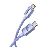 Baseus CAJY000605 USB-C - USB-C PD Cable 100W 5A 480Mb/s 1.2m - Purple