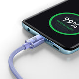 Baseus CAJY000605 USB-C - USB-C PD Cable 100W 5A 480Mb/s 1.2m - Purple