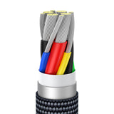 Baseus CAJY000701 USB-C - USB-C PD cable 100W 5A 480Mb/s 2m - black