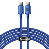 Baseus CAJY000703 USB-C - USB-C PD kabel 100W 480Mb/s 2m - blå