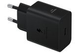 Samsung Wall Charger 45W, 4.05A, 1 x USB-C, with USB-C Cable, Black