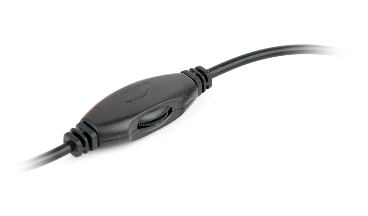 Gembird MHS-002 hovedtelefoner/headset Ledningsført Opkald/musik Sort, Rød