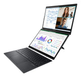 ASUS Zenbook Duo UX8406CA-PZ009W Intel Core Ultra 9 285H Hybrid (2-i-1) 35,6 cm (14") Berøringsskærm 3K 32 GB LPDDR5x-SDRAM 2 TB SSD Wi-Fi 7 (802.11be) Windows 11 Home Grå