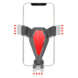 Gravity smartphone bilholder, sølv (YC07)