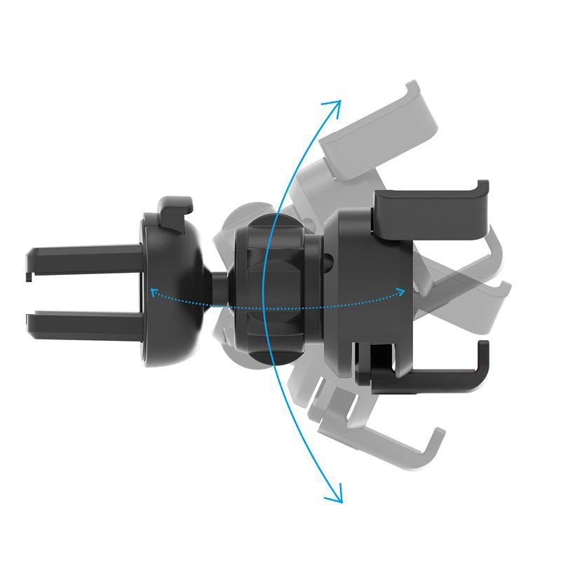 Gravity smartphone bilholder til luftventil med luftfriskningsmiddel sølv (YC06)