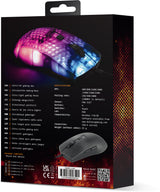 Deltaco Gaming DM310 ultralight mouse, semi-transparent blac