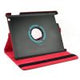 iPad Mini 2/3 - PU Læder 360 graders rotering Stand Folio Flip - Rød