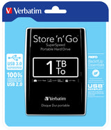 Verbatim Store 'n' Go Harddisk Portable 1TB USB 3.0 5400rpm