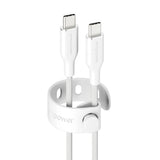 PanzerGlass empower™ by ® Racing 60W USB-C to USB-C Kabel | USB 2.0 | 1.2M | Silver White
