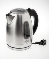 Adler AD1223 elkedel 1,7 L 2000 W Sort, Rustfrit stål