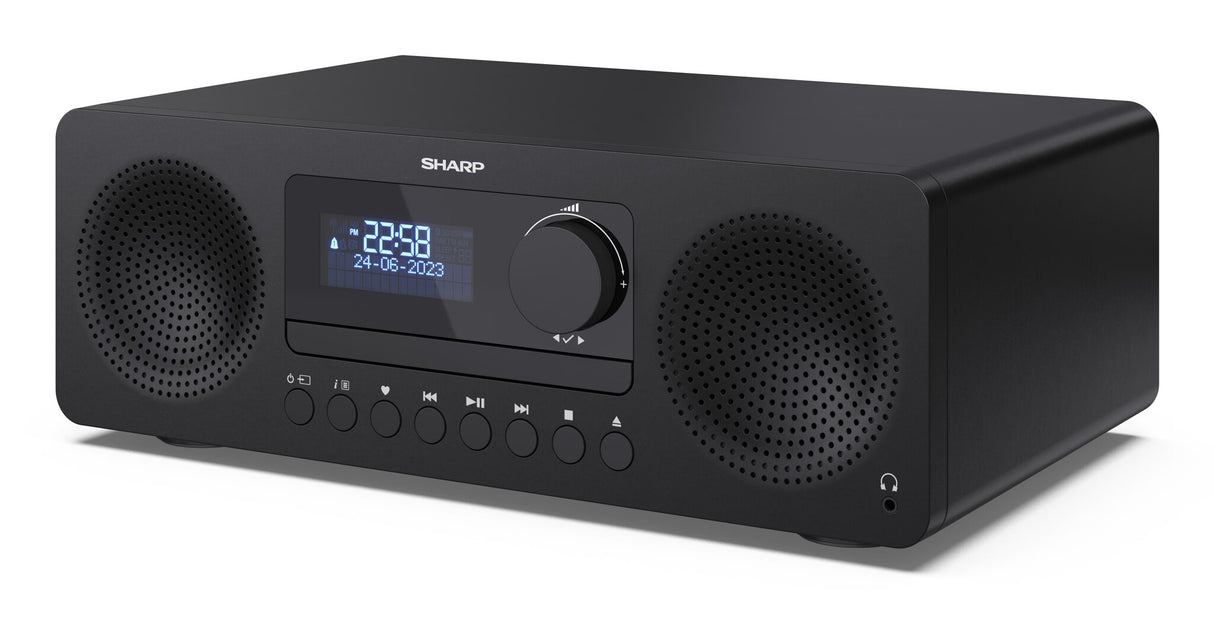 Sharp XL-B720D(BK) stereoanlæg Home audio micro system 30 W Sort