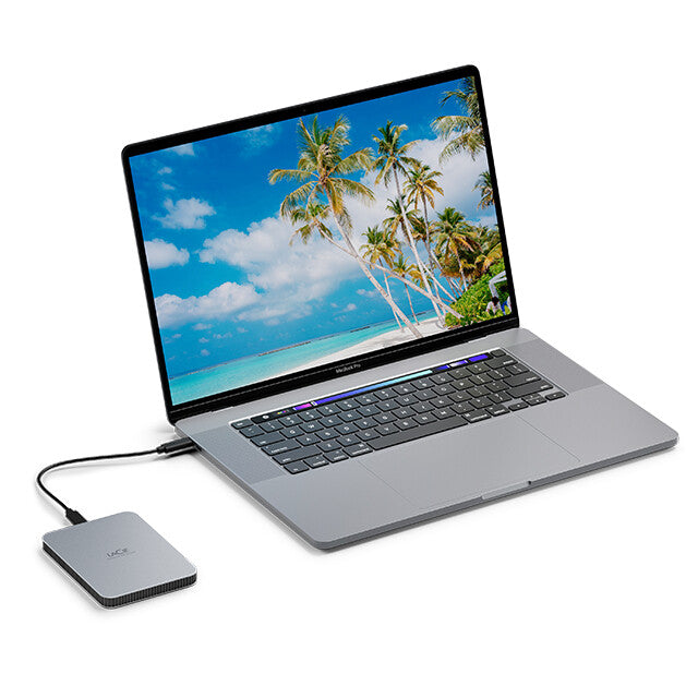 Seagate Lacie Mobile Drive ekstern harddisk 1 TB USB Type-C 3.2 Gen 1 (3.1 Gen 1) Sølv