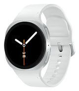 Samsung Galaxy Watch 8 3,3 cm (1.3") AMOLED 40 mm Digital 438 x 438 pixel Berøringsskærm 4G Sølv Wi-Fi GPS (satellit)