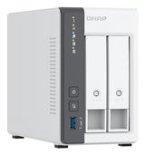 QNAP TS-216G NAS & lagringsserver Tower Cortex-A Cortex-A55 4 GB 0 TB Hvid
