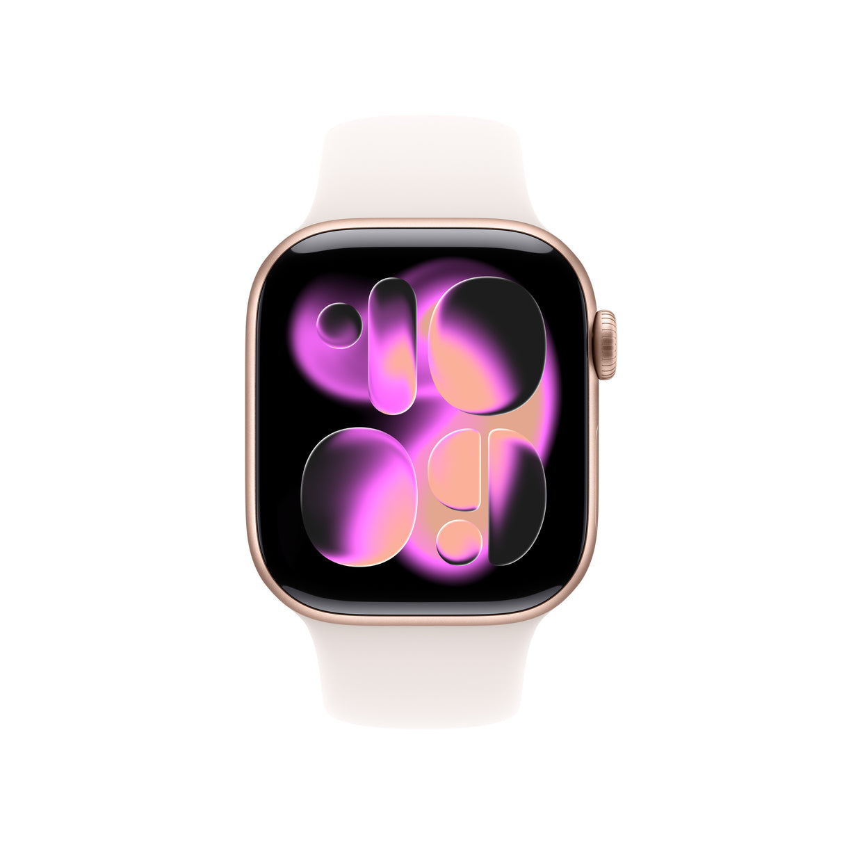 *Apple Watch Series 11 GPS + Cellular 42mm Rose Gold Aluminium Case with Light Blush Sport Band - M/L
