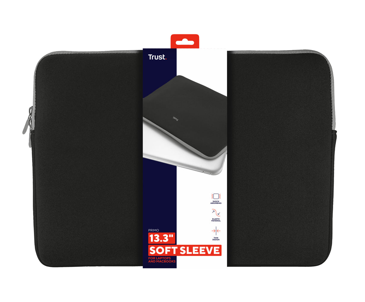 Trust 21251 taske og etui til laptop 33,8 cm (13.3") Sort