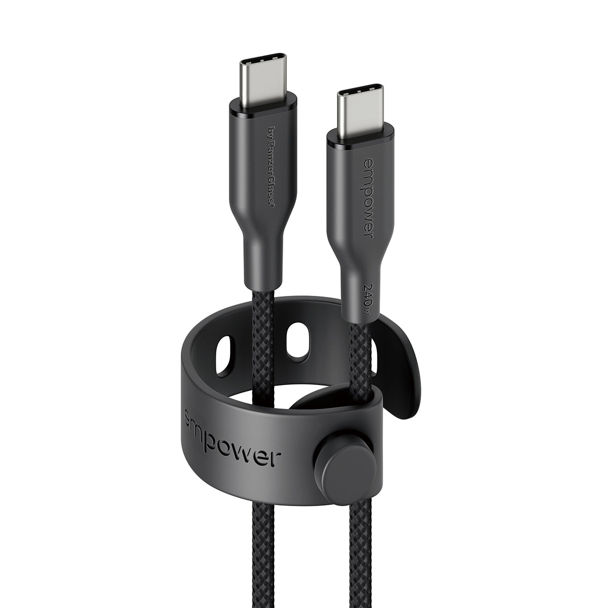PanzerGlass empower by ® Racing 240W USB-C to USB-C Kabel | USB 2.0 | 2M | Space Black
