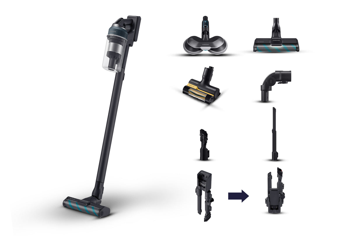 Samsung VS20C852FTB håndholdt støvsuger Sort, Blå Poseløs