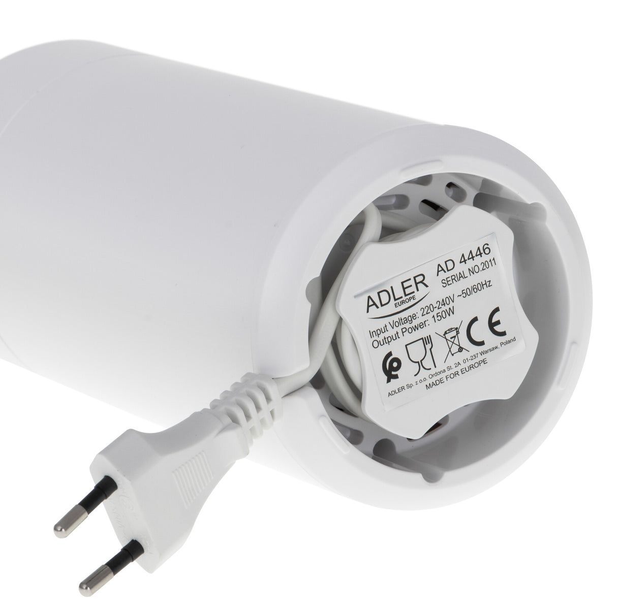 Adler AD4446WG kaffemølle 150 W Hvid