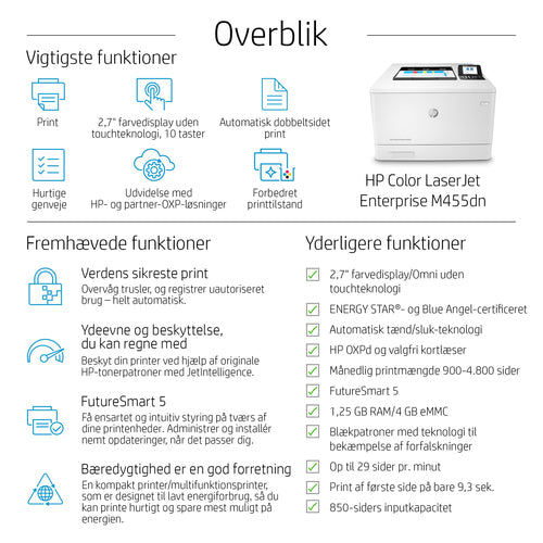 HP Color LaserJet Enterprise M455dn